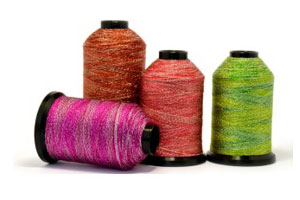 Fil métallisé multicolore